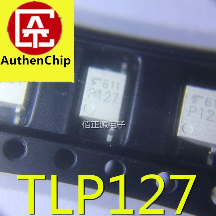 10pcs 100% orginal new in stock SMD TLP127 P127 SOP-4 Photocoupler