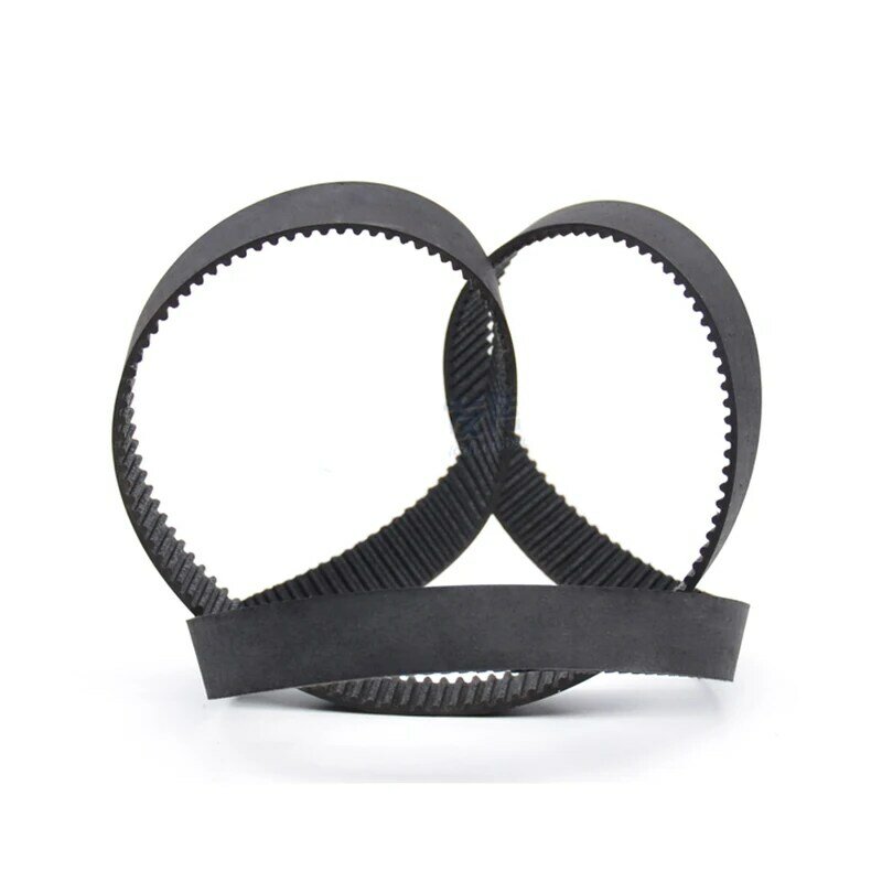1/2/5Pcs HTD 3M-171 To 3M-201 Synchronous Belt Closed Loop Timing Belt Black Rubber Width 10mm 15mm Pitch 3mm