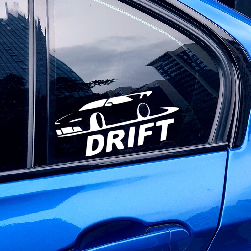 CMCT classic drift vinyl wodoodporny zderzak samochodowy tylne okno samochodu naklejka 20cm-9.6cm