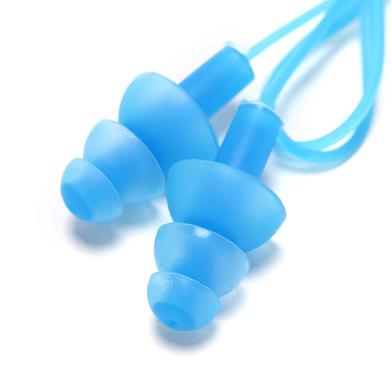 부드러운 실리콘 수영 귀마개 5 색 범용 귀마개 풀 액세서리 수상 스포츠 수영 귀마개