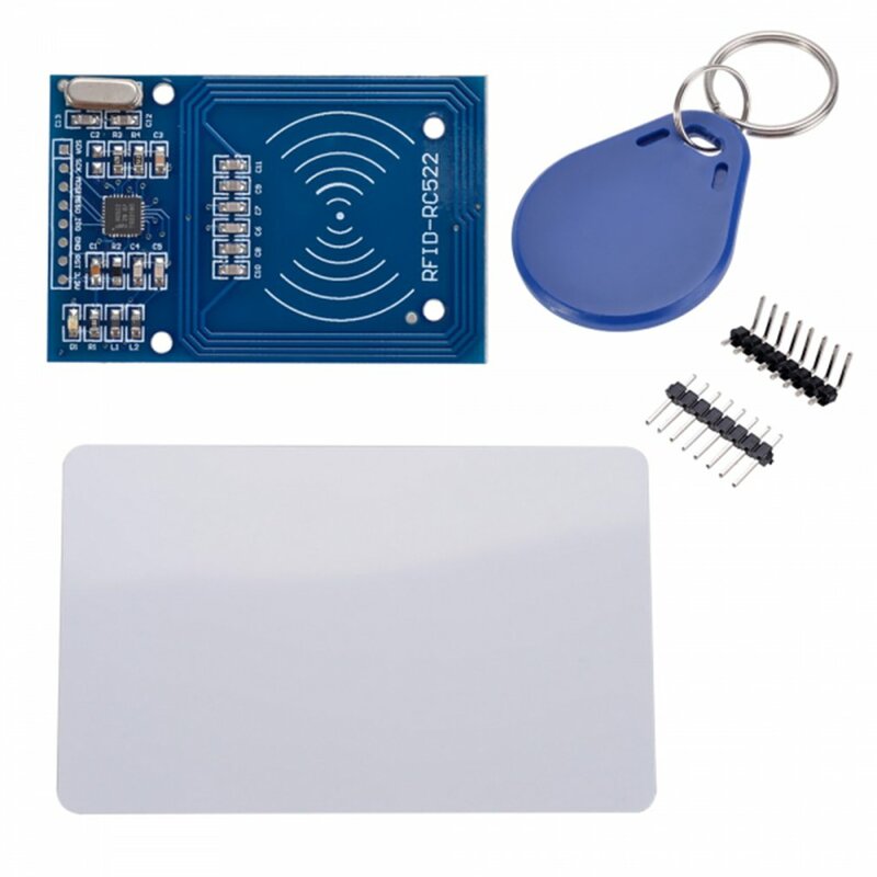 1PCS RC522 Carta Leggi Antenna RF RFID Reader IC Card Di Prossimità Modulo MFRC-522 + Chiave Mini Bordo Ad Alte Prestazioni