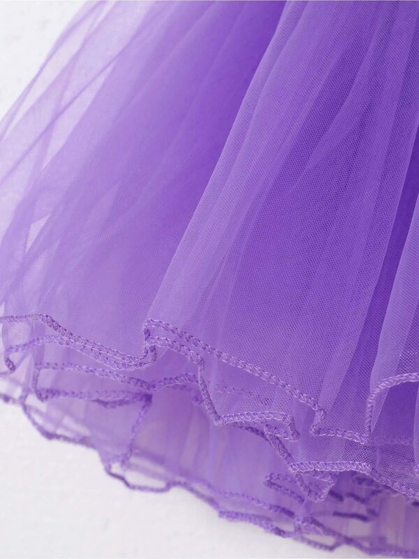 Kids Girls Classical Ballet Dance Skirt Dancewear Carnival Christmas Dress Princess Wedding Birthday Party Tutu Skirt