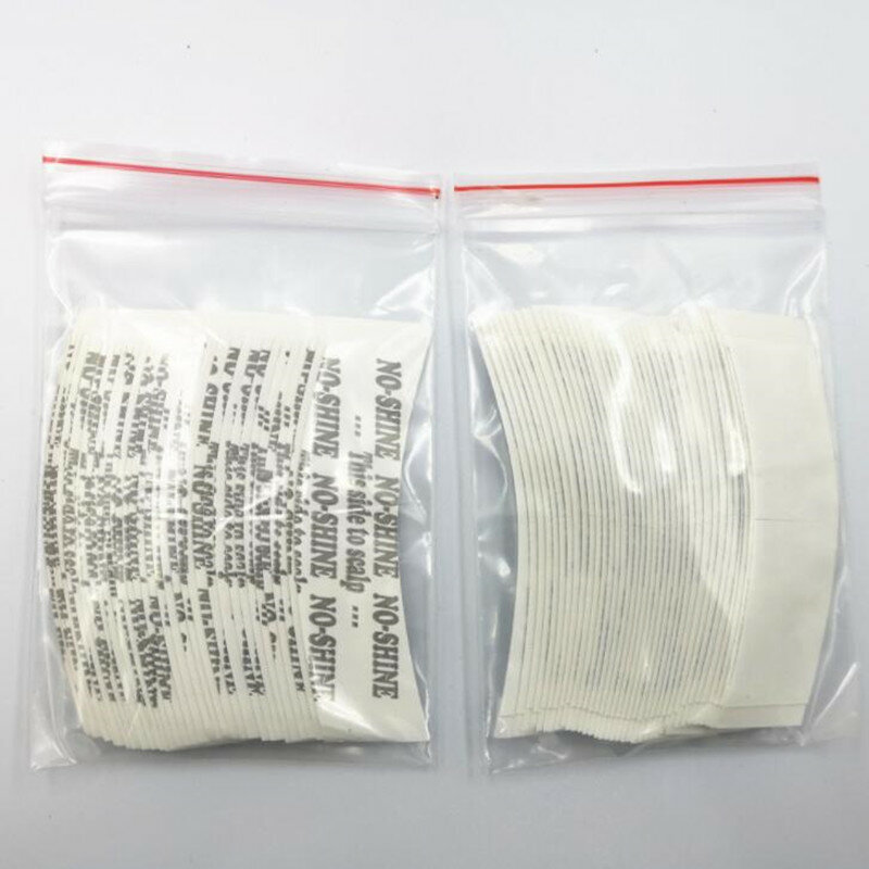No Shine Tape Bonding Double Sided Adhesive Tape  C Contour Strip for toupee wigs 36pcs/bag 7.6cm*2.2cm