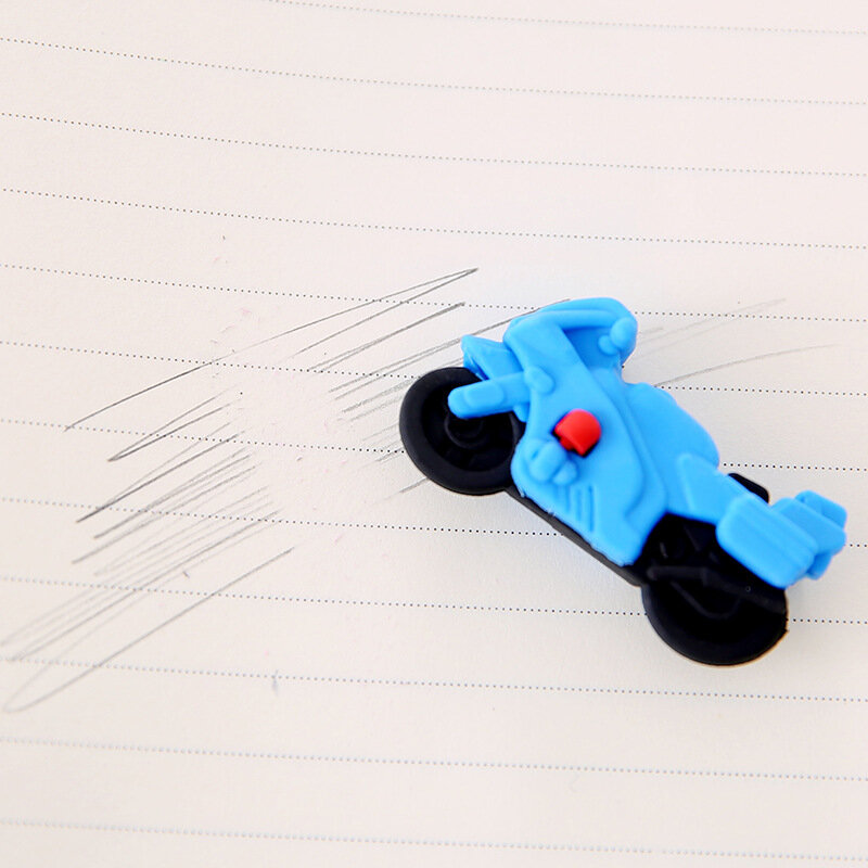 1pc kreatywny Cartoon lokomotywa modelowanie gumka gumka materiały piśmienne dla uczniów hurtowych
