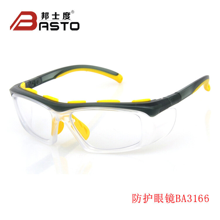 Labor Protection Goggles with Myopic Glasses Option Lens Labor Protection Impact Resistant Glasses Anti-Fog Safety Glasses