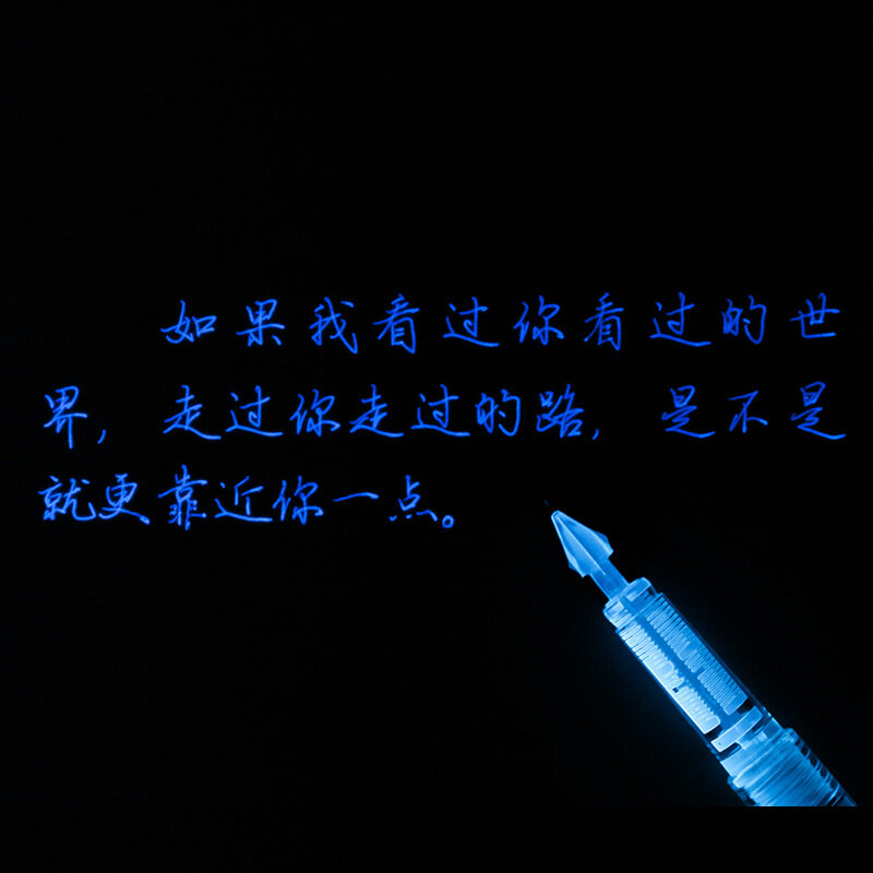 18 Ml Niet-Carbon Magic Onzichtbare Inkt Voor Fontein Glas Dip Pen Creatieve Fluorescerende Inkt Uv Licht Gift Briefpapier