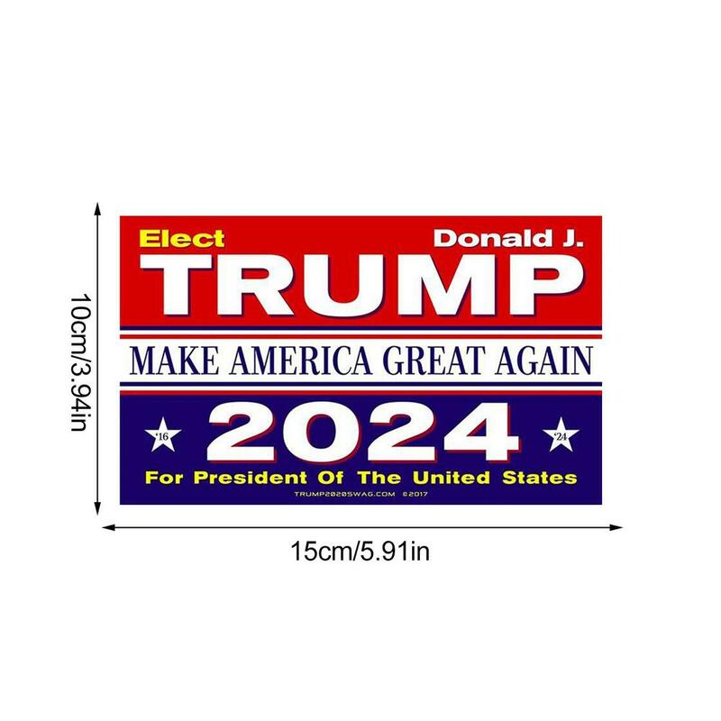 1 قطعة 2024 ترامب ملصق جعل أمريكا كبيرة مرة أخرى الفينيل مضحك ملصقات للسيارة متعددة الأشكال الانتخابات الرئاسية لسيارة الديكور 3.9X5.9in