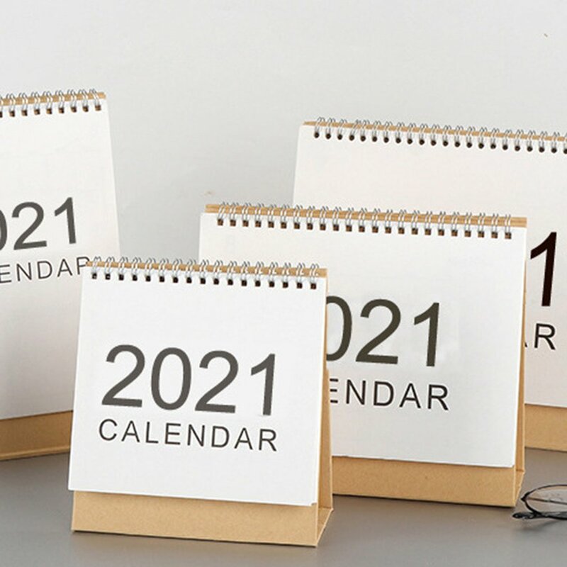 Prosty kalendarz kreatywne wydarzenia 2021 firma pulpit akcesoria biurowe kalendarz domowy ekskluzywny prezent