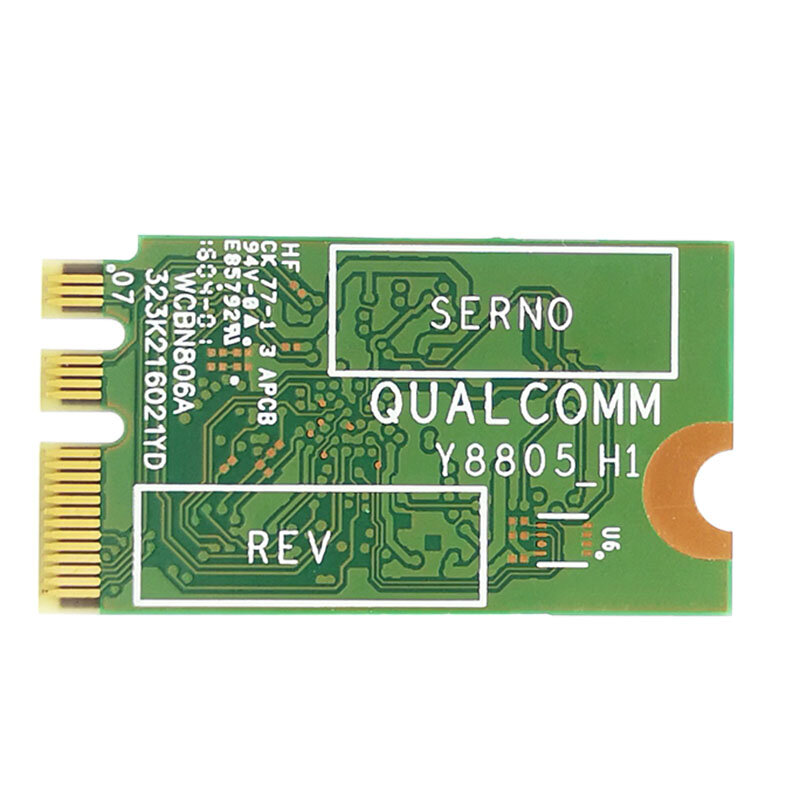 Cartão Adaptador sem fio para Qualcomm Atheros, Wi-Fi Card, Bluetooth 4.1, QCA9377, QCNFA435, 802.11AC, 2.4G, 5G, NGFF, Hot