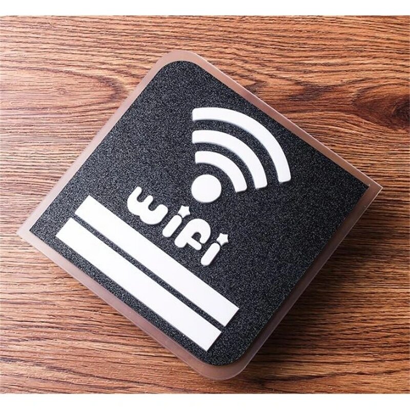 Wifi Biển Báo Mạng Biển Báo Ký Decal Dán Tường Internet Không Dây Biển Báo Biển Báo