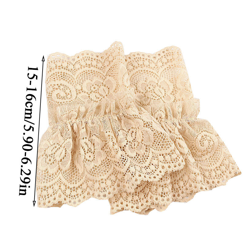 Lace Arm Cover Women Solid Color Elbow Sleeve Cuff Fake Sleeve Arm Covers White Black Nude Sun Protection Clothes Decoration