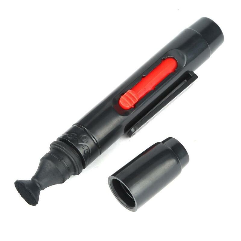 Kit 3 en 1 nettoyeur d'objectif stylo nettoyeur de poussière pour DSLR magnétoscope objectifs de caméra cc filtres nettoyage brosse rétractable
