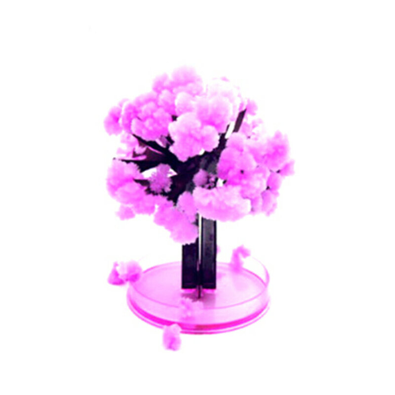 Arbre Magique Japonais Sakura Rose en Papier, Arbres Magiques Décoratifs, Neuf, Fabriqué au Japon