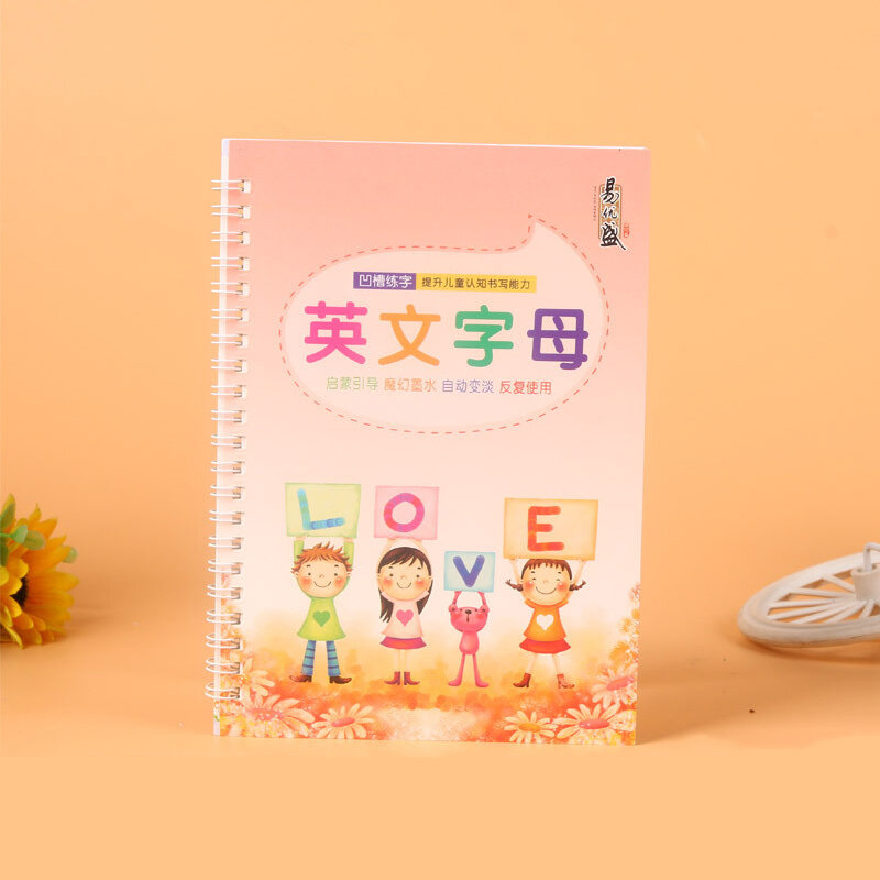 لعبة رسم ثلاثية الأبعاد قابلة لإعادة الاستخدام باللغة الإنجليزية والصينية ، أخاديد وكتابة يدوية ، سيارات إنجليزية تعليمية للأطفال ما قبل المدرسة