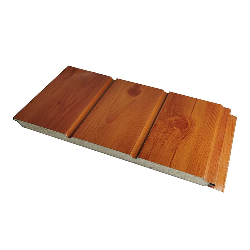 16mm*380mm*3800mm Metal Siding Panel Exterior Wall Insulation Decorative Board Polyurethane Sandwich
