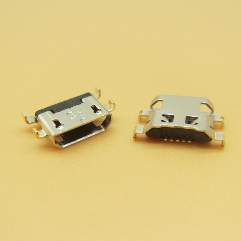 100pcs Micro USB reverse heavy plate 1.2 Charging Port Connector for Lenovo A708t S890 / for Alcatel 7040N for HuaWei G7 G7-TL00