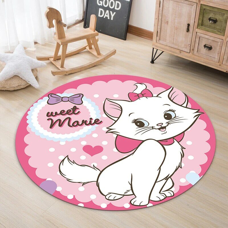 100cm Minnie Mouse Baby Play Mats Round Kids Rug Toys Children's Carpet  Developing Mat Rug Anti-slip Doormat Bedroom Carpet