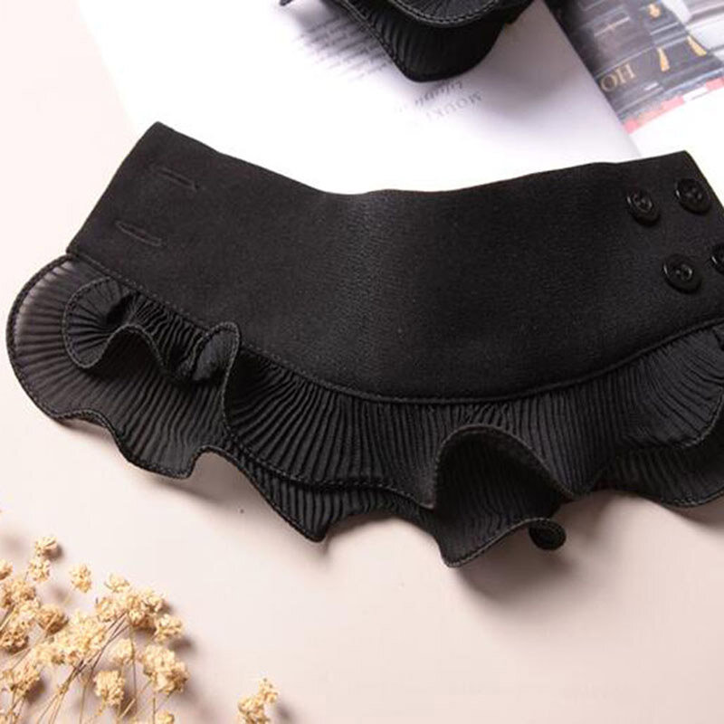 Hot Sale Decorated Cuff Fake Sleeves Autumn Winter Wild Sweater Decorative Sleeves Flounces Wrist Sleeves Lace Pleated Wrist