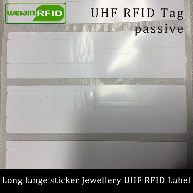 UHF RFID-ساعة مجوهرات ، ملصق ، 915 م ، 868 م ، 860-960 ميجا هرتز ، رمز NXP U 7 ، قابل للطباعة ، RFID سلبي ، PET