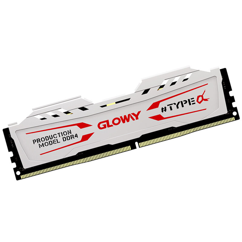 Gloway-disipador de calor tipo a para ordenador de escritorio, blanco, ram ddr4, 8gb, 16gb, 2400mhz, 2666mhz, alto rendimiento, novedad