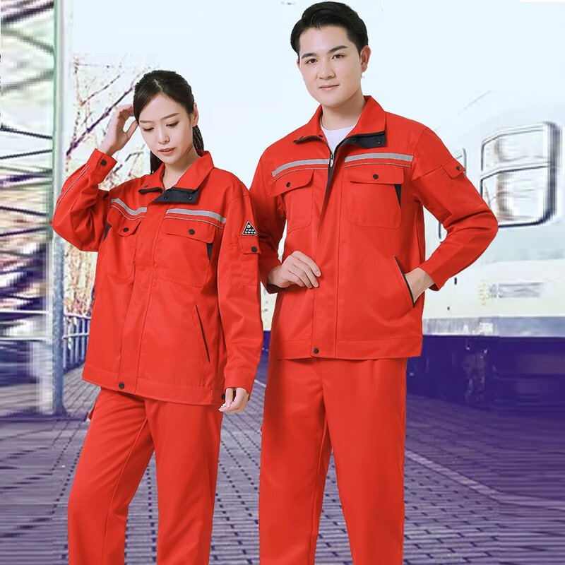 Anti Static Work Clothing Men Women Uniforms Durable Auto Repairmen Factory Workshop Mechanic Electrical Working Coveralls 4xl