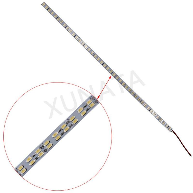 DC 12V 50cm LED Bar Licht SMD5630 72 LED Hard Strip Koud Wit Dubbele Rij LED Aluminium Stijve strip Niet Waterdicht 1 Pc/5 Pcs