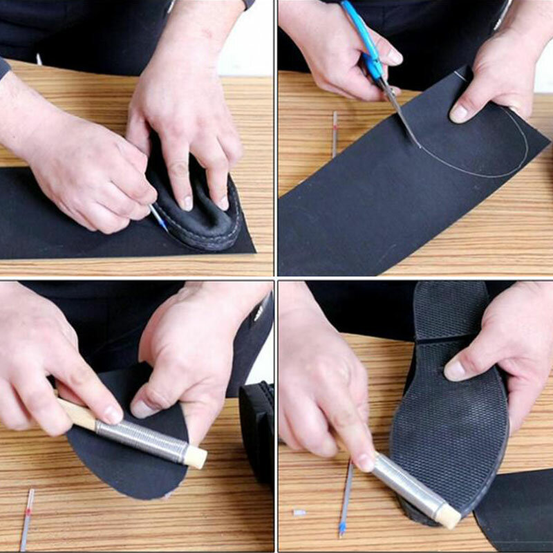Plantillas de goma reemplazables para reparación de zapatos, parche antideslizante, para hombre y mujer