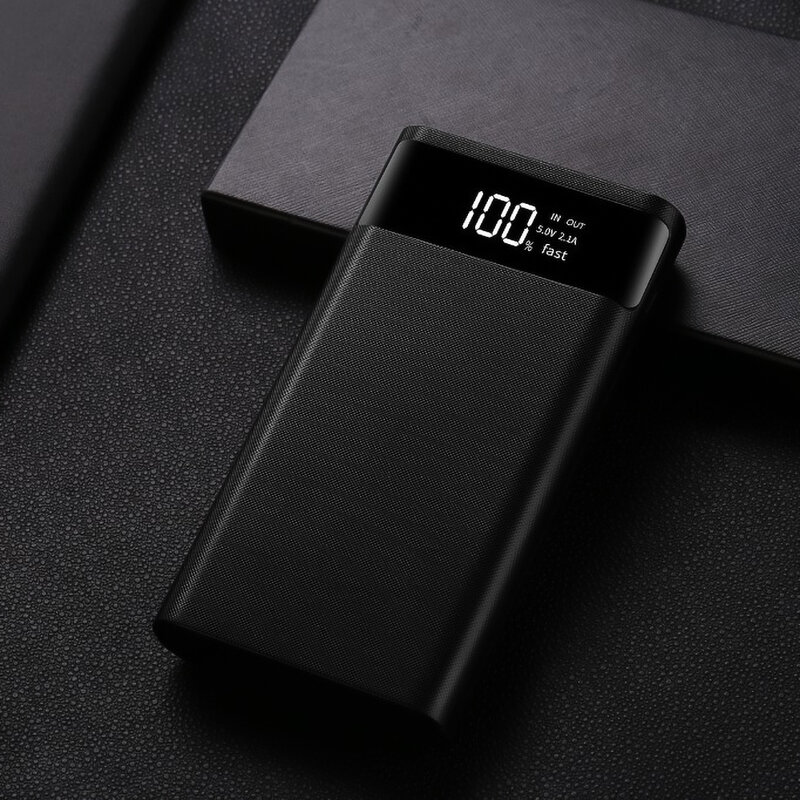 Ricarica rapida 18650 Power Bank 20000mAh USB tipo C 5V custodie scatola di immagazzinaggio della carica della batteria senza batteria per iPhone Xiaomi Huawei