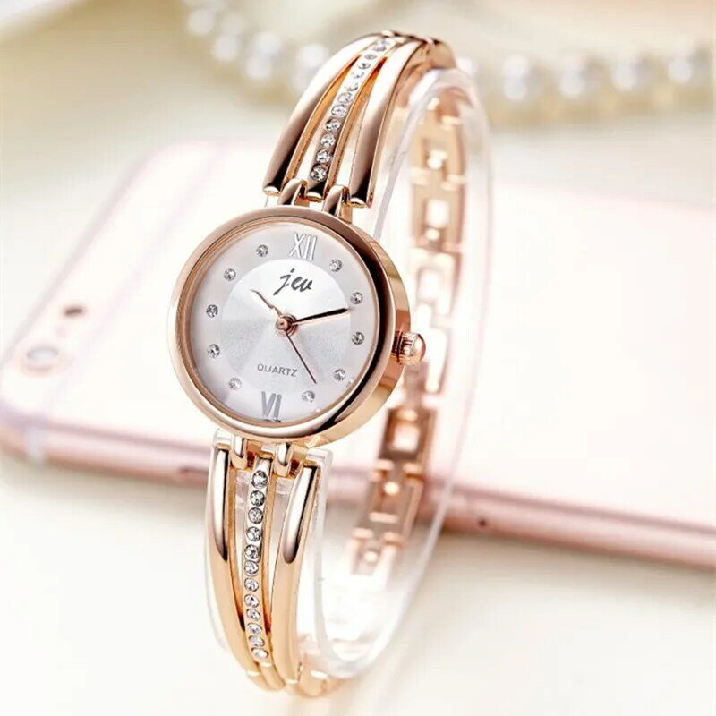 Fashion Rhinestone Watches Women Luxury Brand Stainless Steel Bracelet Watches Ladies Quartz Dress Watches Mujer Clock 2020