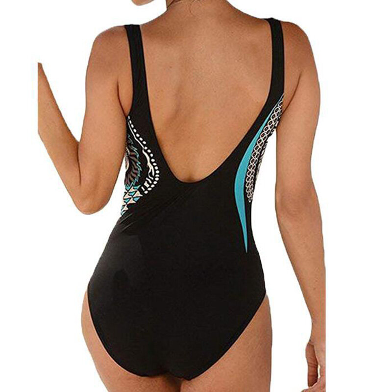 2020 Vintage una pieza traje de baño mujeres Push Up Sexy Bikinis traje de baño natación playa traje de baño Monokini de talla grande Maio
