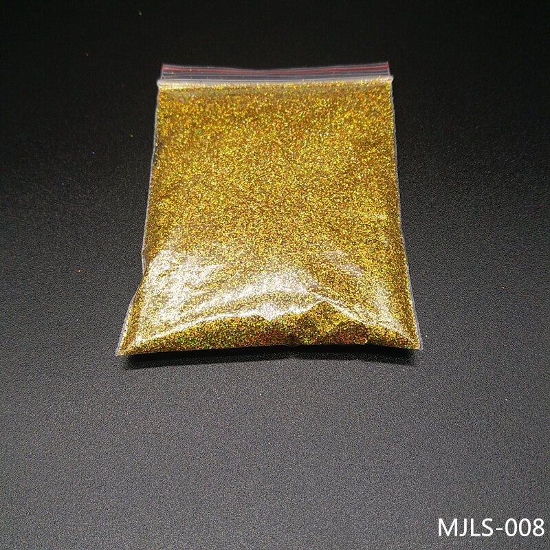 50G 0.2MM Nail Art Pigment Glitter Dust Powder Holographic Nail Glitter Festival Nail Art Cosmetic Sequins for Body Face Hair