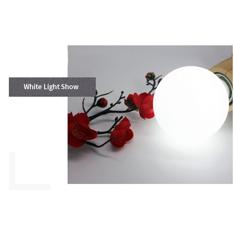 Bombilla de cristal lechoso G80 G95 7W E27, Bombilla de bola, lámpara LED blanca fría/cálida