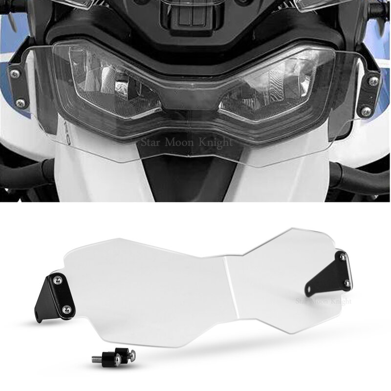 Motorcycle Headlight Guard Lens Cover Protection Clear Front Lamp Cover For TIGER 900 For TIGER900 GT Pro RALLY For Tiger 900
