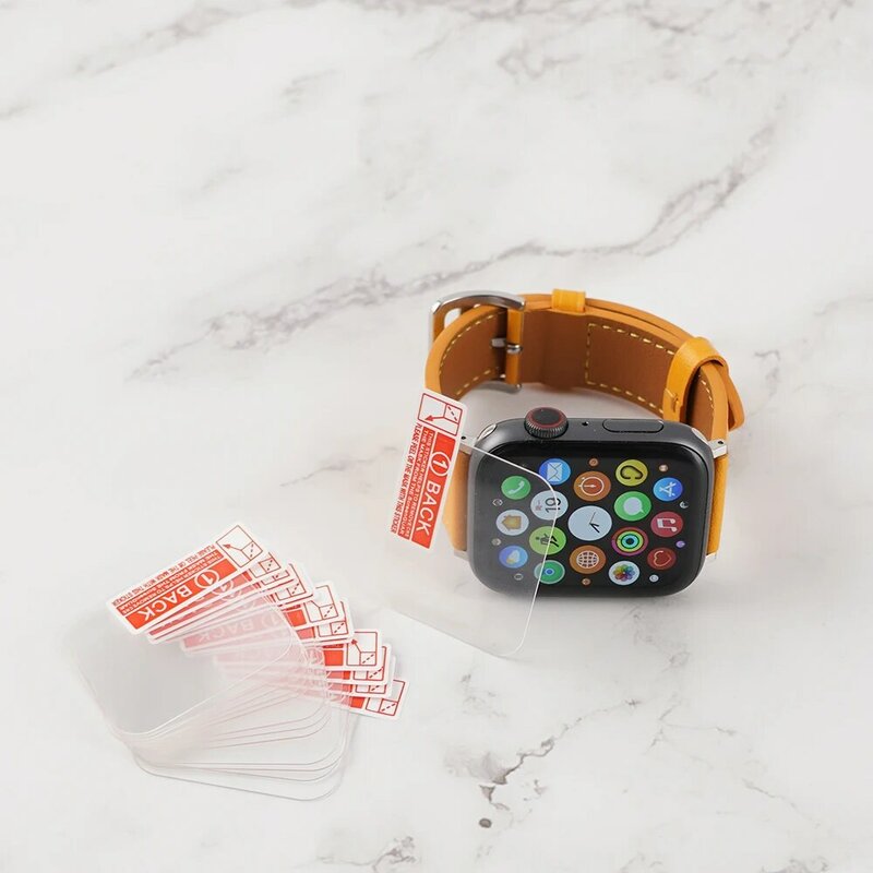 Apple Watch 44mm 40mm iWatch 38mm 42mm 강화 필름 스크린 보호기 시리즈 6 SE 5 4 3 유리 커버 Apple 시계 액세서리