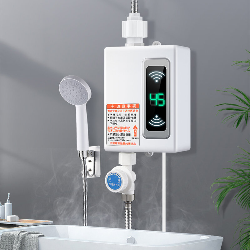 Instant elektrische wasser heizung 3400W kleine haushalts mini wasser heizung 220V schnelle heißer bad konstanter temperatur vermietung zimmer wc