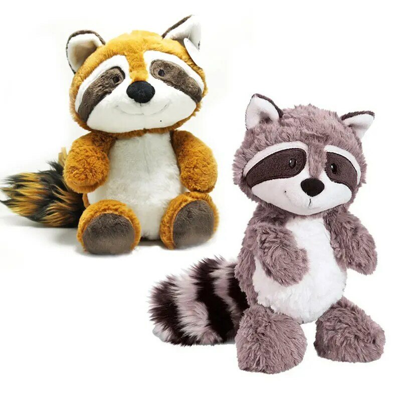 25cm/35cm Raccoon Plush Toy Lovely Raccoon Cute Soft Stuffed Animals Doll Pillow For Girls Children Kids Baby Birthday Gift