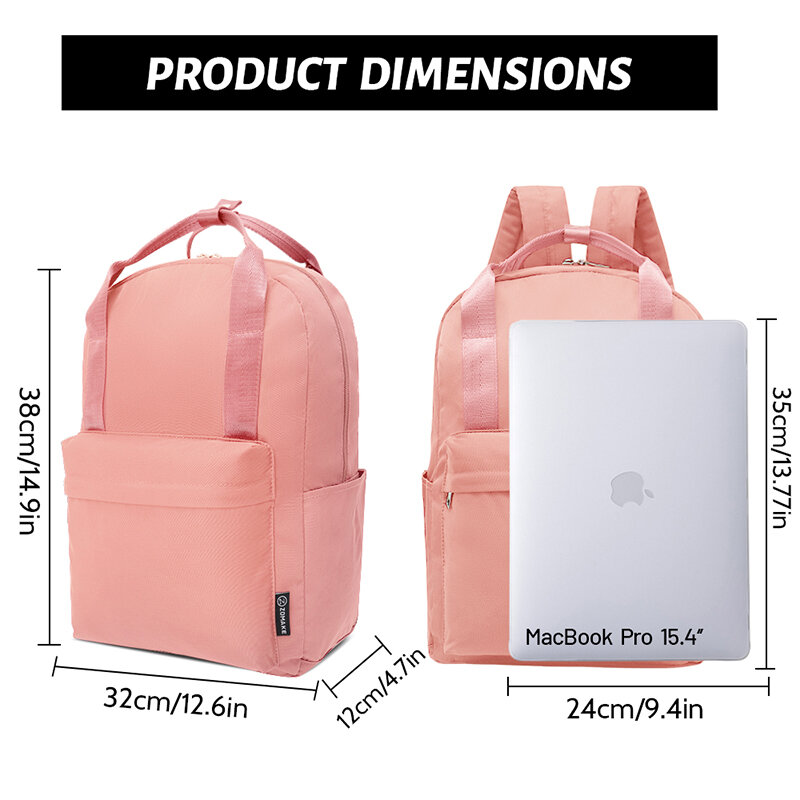 Милый рюкзак ZOMAKE, 30 л, классический водостойкий модный дорожный водонепроницаемый рюкзак для книг для девочек-подростков и женщин
