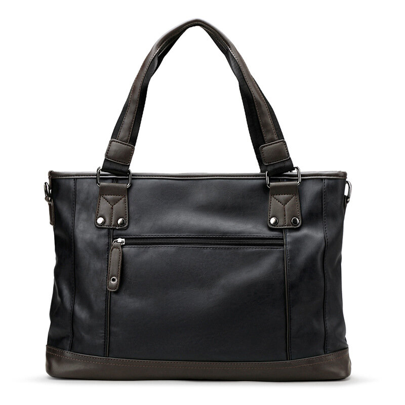 Weysfor Large Capacity Men Briefcase Business Messenger Handbags Men Bags Laptop Travel Bags Crossbody Business Messenger Bags
