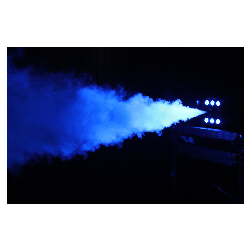 Mới 500W Tự Động Sương Mù Khói Máy 6 LED RGB Chuyên Nghiệp Disco Ánh Sáng Với Bộ Điều Khiển Từ Xa Cho DJ Câu Lạc Bộ Cưới đảng Thể Hiện