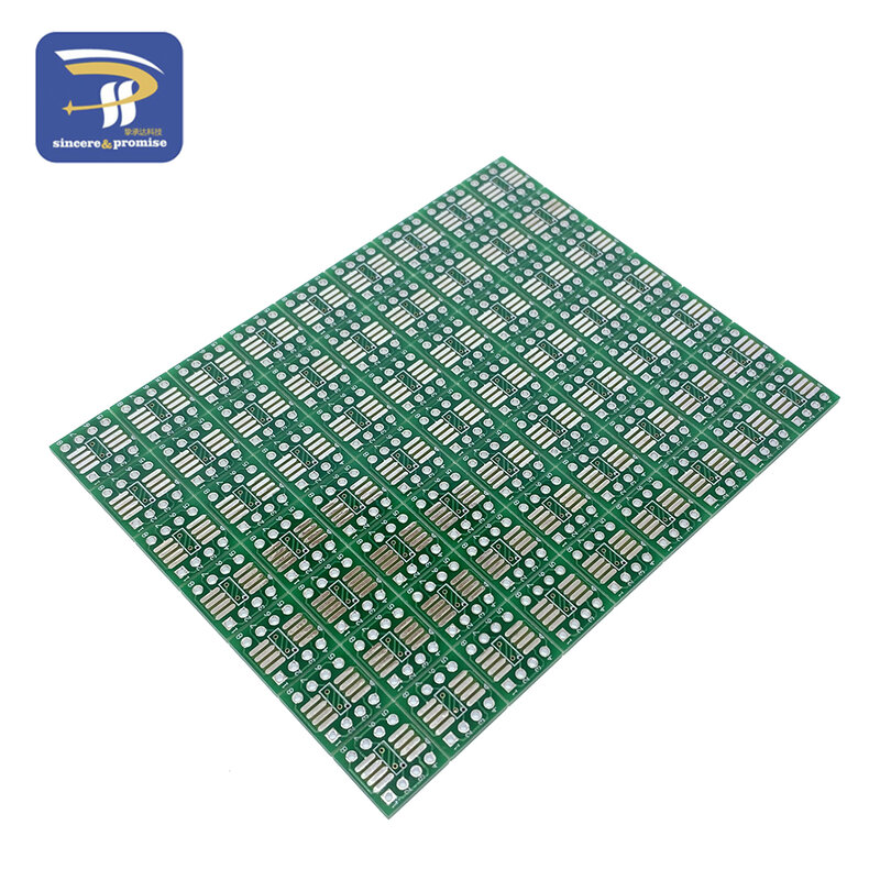 Adaptador SOP8 de 10 piezas para DIP8 / SMD a DIP IC, toma SOP8/TSSOP8/SOIC8/SSOP8, placa Convertidora de 0,65mm y 1,27mm