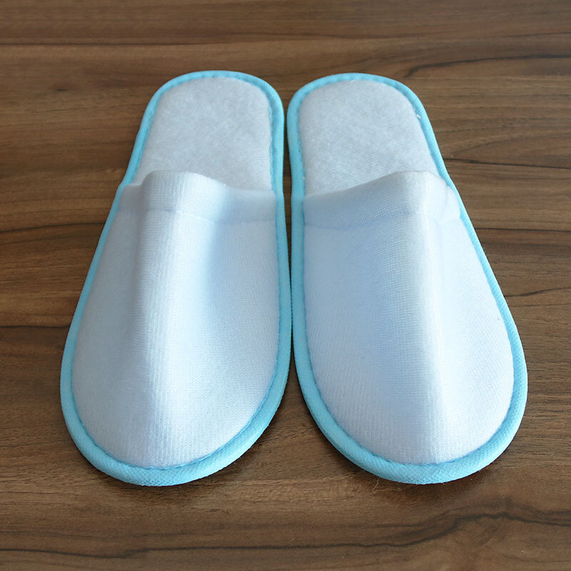 Zapatillas de casa simples para hombre y mujer, calzado de viaje portátil, plegable, desechable, talla grande, 1 par