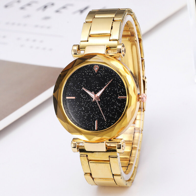 Модные повседневные женские часы SHSHD Золотая Звезда серии легированная сталь полоса мужские часы оптовая продажа часы для мужчин и женщин
