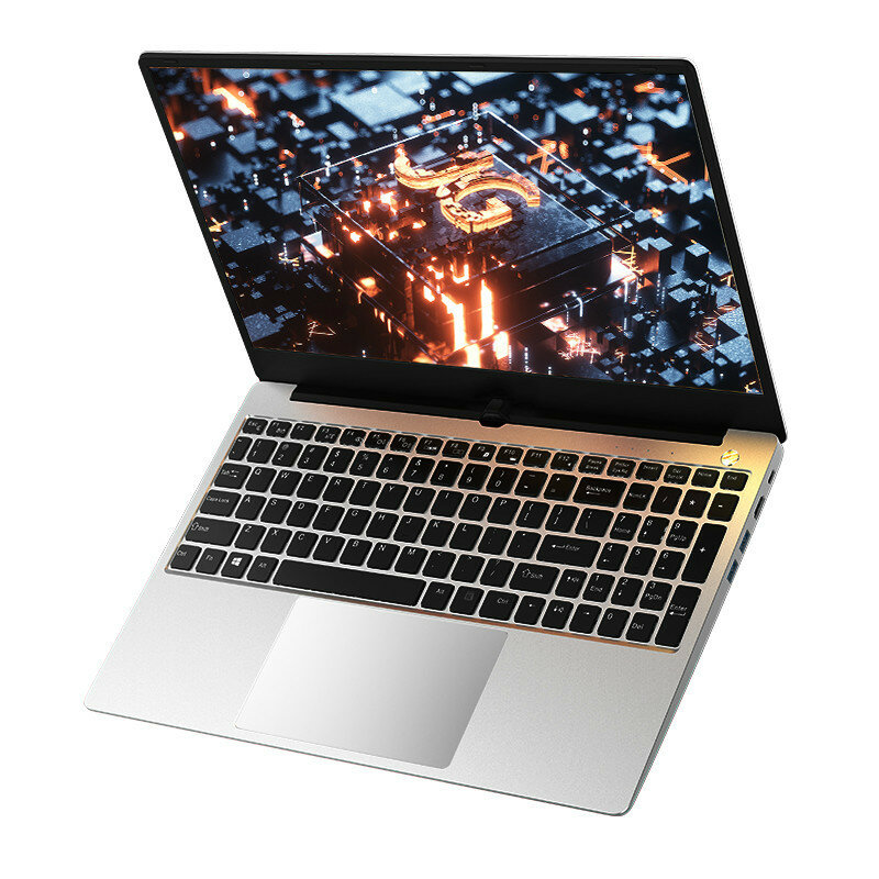 Komputer Notebook Desain Full Keyboard 15.6 "Laptop 8GB + 128GB SSD