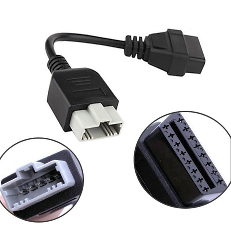 Hot Sell OBD2 Cable For Honda 5 Pin Male To 16 Pin Female OBD OBD 2 Car Diagnostic Tool Adapter Connector Cable
