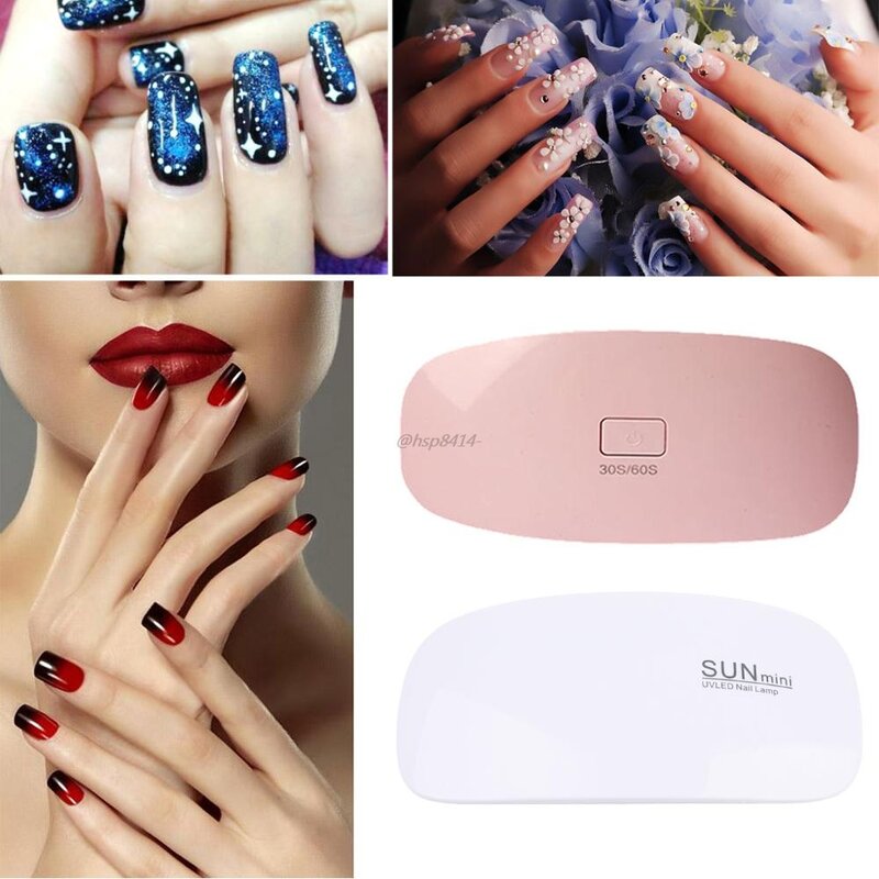 Mini UV Dryer UV Resin Curing Lamp Manicure Gel Dryer 30s 60s Timer USB Charge Jewerly Making Portable resina uv transparente