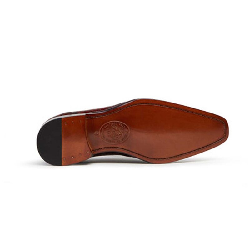 CWV-zapatos de cuero de cocodrilo personalizados para hombre, calzado formal de negocios, a la moda, con suela de cuero