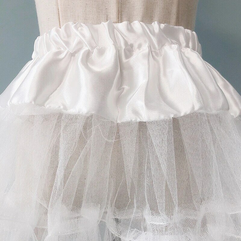 Letnia damska spódnica mini na co dzień puszysta baletowa spódniczka tutu spódnica szczupła biała plisowana tiulowa krótka spódnica na ślub bal spódnica halka