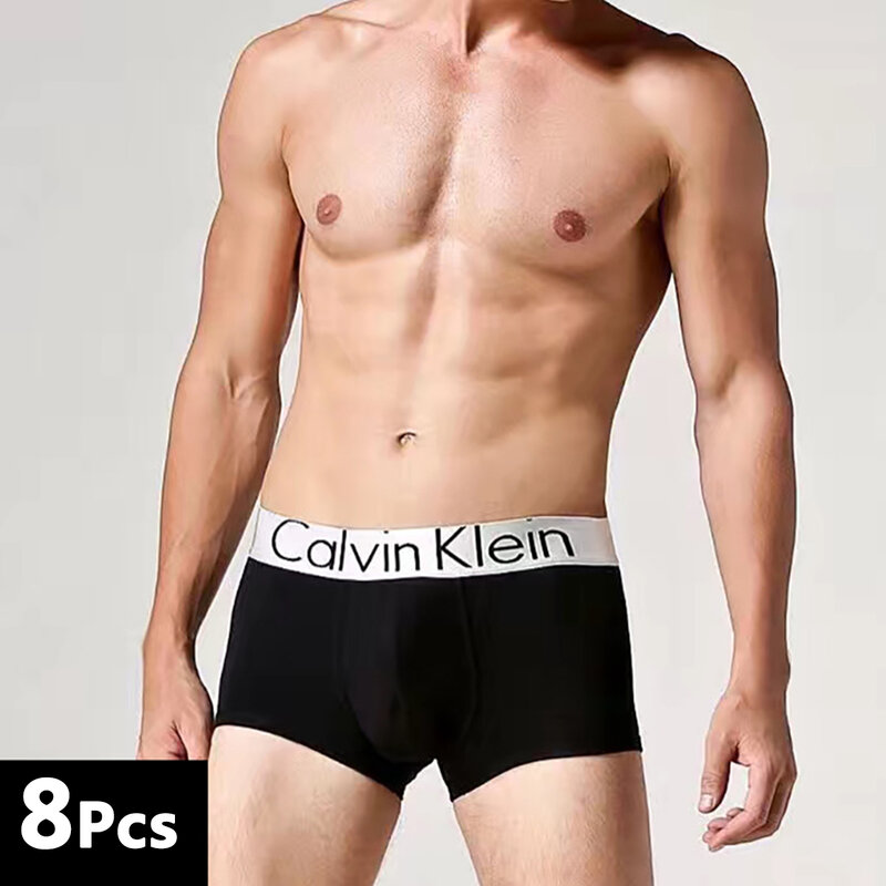 9 uds/lote Uds CK Calvin Klein Modal bragas de los hombres pantalones cortos ropa interior Boxer ropa interior confort ropa interior hombre respirable Boxer