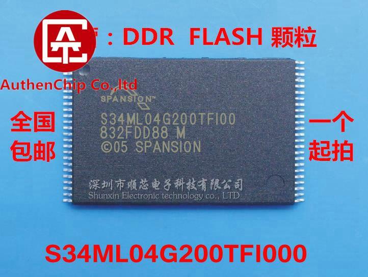NAND FLASH 100% original, nuevo, en stock, S34ML04G200TF100 S34ML04G200TFI00 512MB, 5 uds.