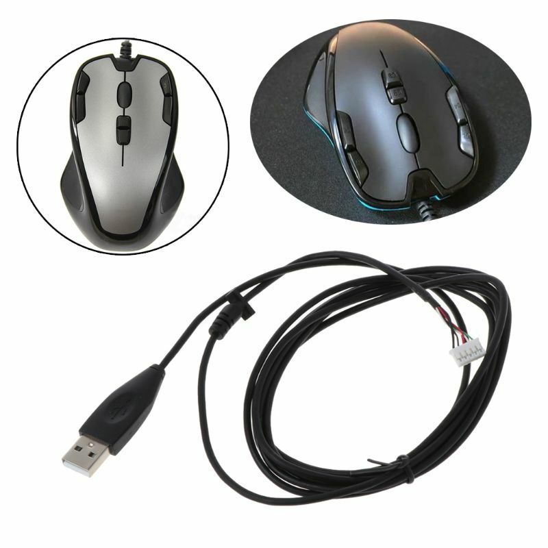 Penggantian Tahan Lama Kabel Mouse USB Mouse Garis untuk Logitech G300 G300S Mouse